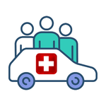 Icon representing work and commercial driver medical assessments